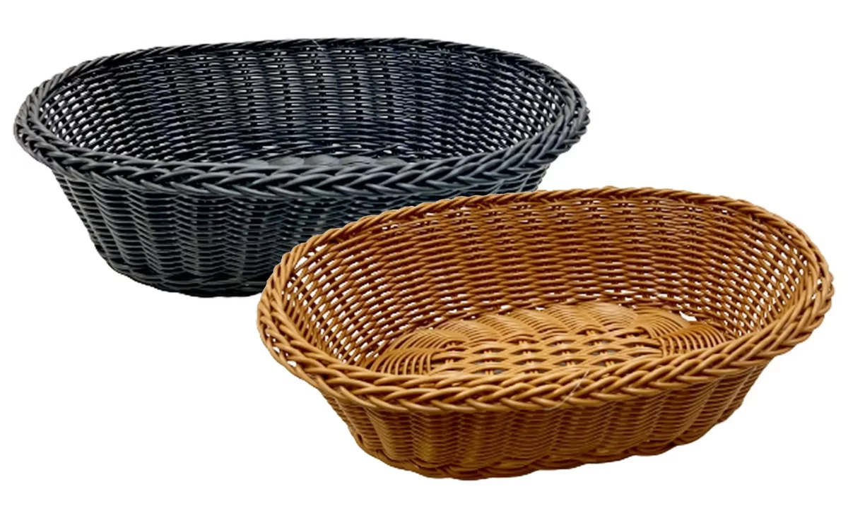 Corbeille à pain fil rotin 30 cm – Image 1