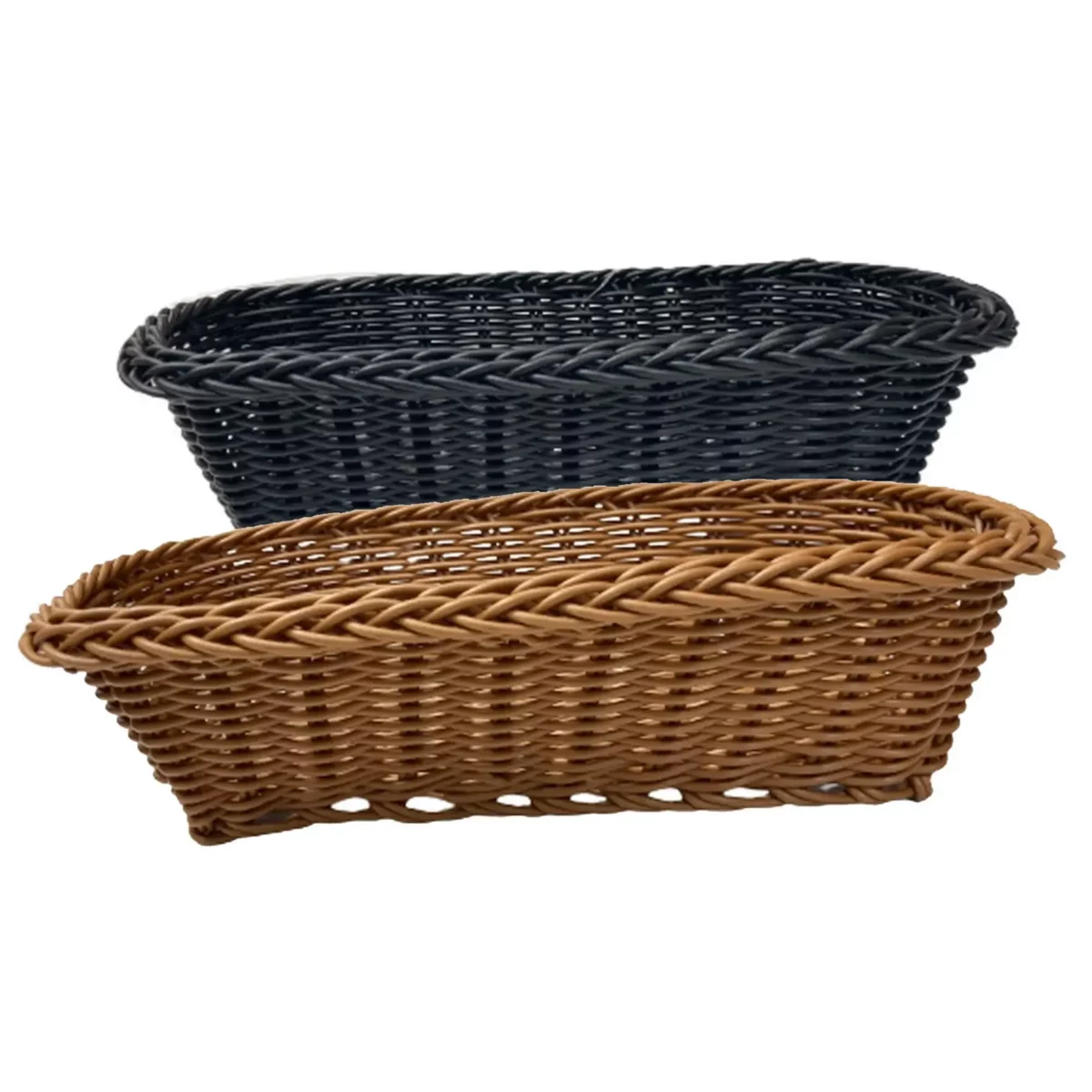 Corbeille à pain fil rotin long 26 cm – Image 1